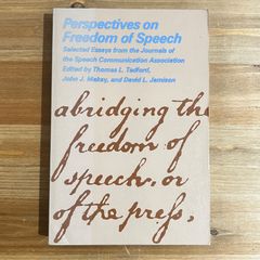 【古本】Perspectives on Freedom of Speech / Thomas L. Tedford、John J. Makay、David L. Jamison[編]