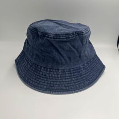 ★新品★ ブルー　バケットハット 100%コットン 男女兼用　シンプル　おしゃれ　バケハ　カジュアル　アウトドア　ストリート　５６cm