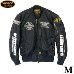 ☆新品 VANSON VSE26102S GY/WH MA-1 ジャケット XL - メルカリ