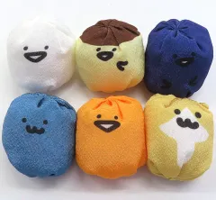 【中古】ぬいぐるみマスコット・ぬいぐるみバッジ 全6種セット 「お文具といっしょ おてだま」