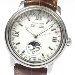 ブランパン Blancpain 2763-1127A-5313 レマン トリプルカレンダー ムーンフェイズ 自動巻き メンズ保証書付き_777339のサムネイル
