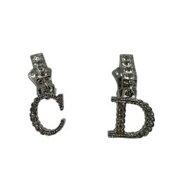 CHRISTIANDIOR　ディオール ロゴイヤリング CD