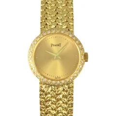 ピアジェ PIAGET ダンサー 腕時計 シャンパン文字盤 49.2g K18YG イエローゴールド 金無垢 手巻 ダイヤベゼル レディース【中古】のサムネイル