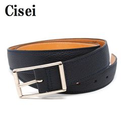 【訳あり】シセイ Cisei C2003 LD NAVY 85 90 95 チセイ ベルト レザー ビジネス カジュアル おしゃれ メンズ ネイビー