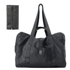 折りたたみバッグ 3WAY キャリーバッグ 防?水 ボストンバッグ 24L大容量 300g 超軽量 折り畳み トラベルバッグ トートバッグ 収納ポーチ付きで おしゃれ 男女兼用 旅行 出張 0