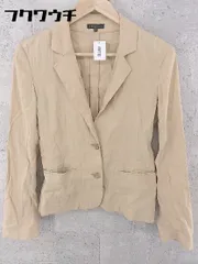 ◇ Theory セオリー リネン混 2B 長袖 テーラード ジャケット サイズ ブラウン レディース 【中古】 【1002801165529】