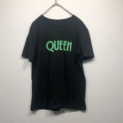 GU QUEEN クイーン Tシャツ ブラック 黒 トップス カットソー コットン
