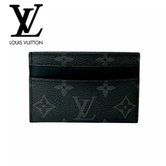 【未使用品】LOUIS VUITTON ルイヴィトン　カードケース　 ポルト･カルト･ダブル 　ブラック モノグラム･エクリプス キャンバス ブラッ M62170