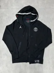 激レア‼️ ジョーダン パリ・サンジェルマン ジップパーカー 黒 y2k 刺繍 S 激レア NIKE AIRJORDAN×PSG パリサンジェルマン＆ジョーダン