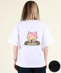 【ムラスポ公式】新品 LOVE BOAT ラブボート 半袖 Tシャツ レディース ハローキティ バックプリント ロゴ LBKTSWIMT LBKT-ST02