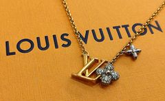 ★2050 綺麗！ Louis Vitton ルイヴィトン ネックレス LV グラム パンダント ゴールド M01265