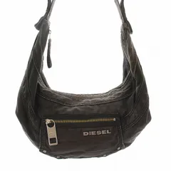 ディーゼル DIESEL ショルダーバッグ デニム ハーフムーン