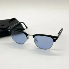 Ray-Ban レイバン サングラス RB3016 クラブマスター アイウェア サーモント型 UV対策 カジュアル メンズ  ブラック 服飾小物 B14644◆