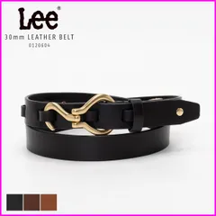 【新品・未使用】 フックベルト レディース ユニセックス ブランド ベルト 革 フックバックル バックル ジーンズ 本革 カジュアル ビジネス おしゃれ 30mm かっこいい かわいい 可愛い サイズ 調整 春 春夏 夏 ブラック 黒 0120604-MRのサムネイル