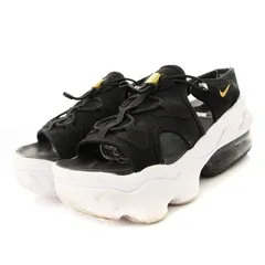 ナイキ NIKE エアマックスココ AIR MAX KOKO サンダル 厚底 24cm 黒 白 CI8798-002 /MM ■OF