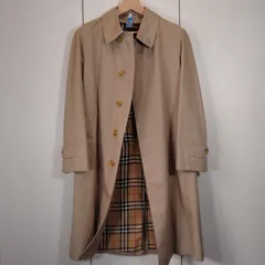 80s BURBERRY　英国製　バーバリー　ステンカラーコート ライナー付き