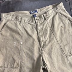 90〜00s Polo by Ralph Lauren ベイカーショーツ　ヘリンボーン