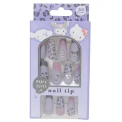 【メール便】サンリオキャラクターズ コスメ雑貨 サンリオネイルチップ PURPLE サンリオ カミオジャパン ネイルアート 付け爪 おしゃれ キャラクター グッズ 