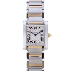 【中古】 Cartier （カルティエ） ﾀﾝｸﾌﾗﾝｾｰｽﾞMM 時計 ｸｵｰﾂ/ﾎﾞｰｲｽﾞ Tank Francaise White ホワイト stainless YG ステンレス イエローゴールド W51006Q4 used:A