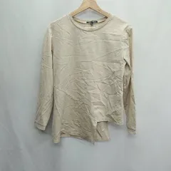 ◇ ⊇ INDIVI インディヴィ 長袖 カットソー サイズF ベージュ系 レディース E  【1409240021933】