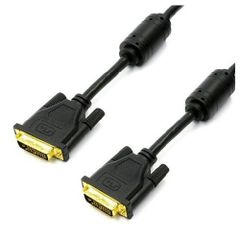 Lumen ルーメン ＤＶＩ－Ｄ(24+1)デュアルリンクケーブル【１ｍ】Dual Link DVI-Dモニターケーブル両端金メッキピン＆コネクタトリプルノイズカットシールド・ノイズコア付きDVI-D Monotor Cable
