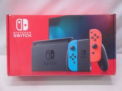 【簡易動作確認済】Nintendo Switch ニンテンドー スイッチ 本体 バッテリー長持ちver ネオンブルー/レッド 箱傷み有 314