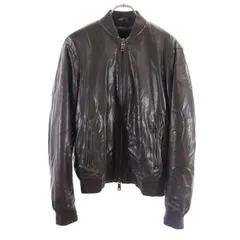 アルマーニジーンズ 裏フェイクファー ジップジャケット 48 ブラック系 ARMANI JEANS ロゴ メンズ 古着 【231030】のサムネイル