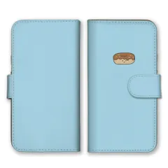 iPhone14 ケース 手帳型 アイフォン14 スマホケース 携帯ケース ドーナツ ドーナッツ ケーキ スイーツ デザート 可愛い シュール 面白い シンプル イラスト カラー04