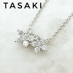 オーダー品♡TASAKI♡プラチナ製♡絶品アコヤ&ダイヤネックレス TASAKI｜ホリデイギフトに最適なタサキのニュークリエイション