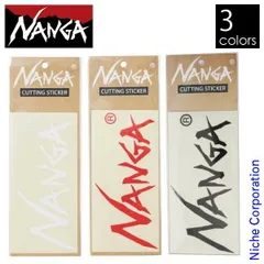 【新品】 ナンガ カッティングステッカー S N1STE2 ロゴステッカー 耐水 耐光 NANGA