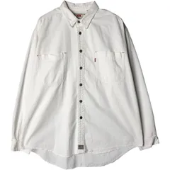 古着 90年代 リーバイス Levi's RED TAB 長袖 ホワイトデニムシャツ メンズXL相当 ヴィンテージ/eaa577775