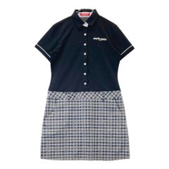 サイズ：2 NEW BALANCE GOLF ニューバランス 2023年モデル ニット ハーフジップ 長袖ポロシャツ  ブラック系 [240101490689] ゴルフウェア レディース ストスト サイズ：2 NEW BALANCE GOLF ニューバランス 2023年モデル