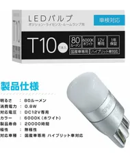 スフィアライト　LEDバルブ　T10のサムネイル