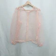 ◇ ⊂Φ Ambre Neige アンブルネージュ メッシュ 長袖 ブラウス サイズ表記なし ピンク系 レディース E  【1410290026540】