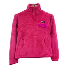 patagonia パタゴニア リツール スナップT フリースジャケット アウトドア ピンク (レディース S) 中古 古着 S6567