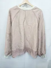 ◇ ⊆ Bab バブ チュール ドッキング 長袖 トレーナー サイズF ピンク グレー レディース E  【1503040005237】のサムネイル