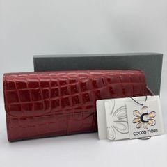 クロコダイル 本革財布 L字ファスナー センター取り 高品質 CITESタグ 
