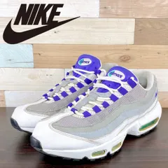 NIKE AIR MAX 95 ナイキ エア マックス 95 ホワイト コートパープル エメラルドグリーン ウルフグレー 27cm U10074 554970-151