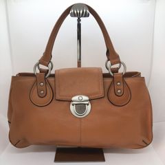 ハンドバック カバン レザー 本革 シンプル シルバー金具 多収納 レディース