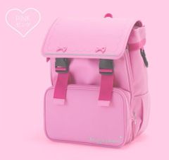【ワケあり大特価】メゾピアノ　ナルミヤ　ランドセルリュックサック　ピンク色　mezzo piano　school bag　rucksack　【当店オリジナル】