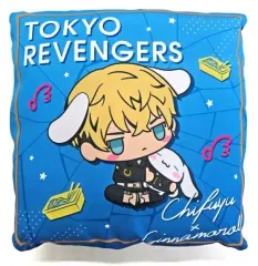 【中古】クッション・抱き枕・本体 松野千冬＆場地圭介 リバーシブルBIGクッション 「東京リベンジャーズ×サンリオキャラクターズ」