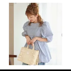 しまむら 辻希美　アンジュシャルム　バルーン袖　L