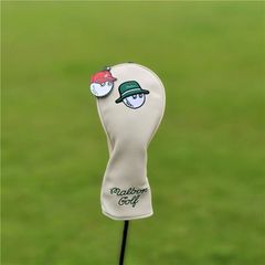 【新品1点】マルボンフェアウェイウッド用 FW ゴルフヘッドカバークリーミーホワイト