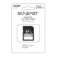 SUNEAST SDカード 256GB U3 V30 Class10 最大転送速度95MB/s SDXC UHS-I メモリーカード IPX7防水性能 SE-SDU3256GBC10