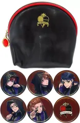 【中古】雑貨 ハーツラビュル寮 缶バッジ付きポーチ 「ディズニー ツイステッドワンダーランド」 セブンネットショッピング限定