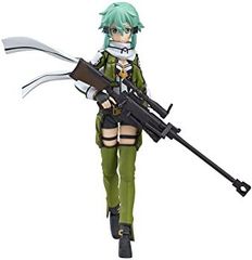 [중고] (매우 좋은) figma 소드 아트 온라인 II 시논 비 스케일 ABS & ATBC-PVC 제 도장이 끝난 가동 피규어