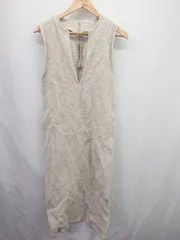 ◇ ⊇ jena ジェナ 大人女子 - ロング ジャンパースカート サイズF ベージュ系 レディース E  【1507160031473】