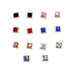 樹脂ピアス セット ピアス ジュエリー アクセサリー シンプル 5mm