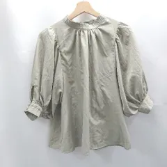 ◇ ⊂ PAGEBOY ページボーイ 2way 半袖 ブラウス サイズF グリーン レディース E  【1503050019651】