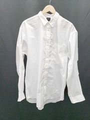 ◇ DAIWA PIER39 TECH REGULAR COLLAR SHIRTS 長袖 ワイシャツ サイズL ホワイト メンズ P  【1406240002665】